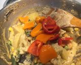 A picture of step 7 of Navratan Korma (no onion no garlic).