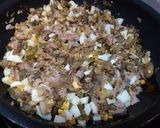 Foto del paso 4 de la receta Berenjenas rellenas de atún y huevo