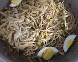 A picture of step 3 of Chicken Spegethi.