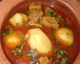 A picture of step 3 of Arvi gosht.