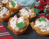 A picture of step 6 of Phyllo Dough Cups.