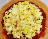 Foto del paso 2 de la receta: Gallette rústica de espelta integral rellena de puerros confitados y sobrasada ibérica