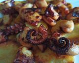 Foto del paso 5 de la receta: Pulpo con patatas (crujiente) en 20 minutos