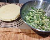 Foto del passaggio 5 della ricetta Crepes al pesto, fagiolini e patate 🥔🌿