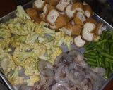 Foto langkah ke 1 dari resep Tumis udang sayuran.