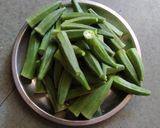 भरवा मसाला भिंडी (Bharva masala bhindi recipe in hindi) रेसिपी चरण 1 फोटो