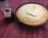 A picture of step 6 of Cornbread (Plain) in da frying pan.