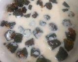 A picture of step 2 of Bhindi Raita.