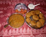 A picture of step 9 of Stuffed bati.