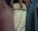 A picture of step 5 of Japanese condensed milk bread.