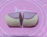 Hình bước làm 4 của món Bánh bao hoa hồng khoai lang