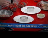 Foto del paso 5 de la receta: Ensalada tibia de Quinoa, Salmón y palta