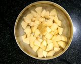 A picture of step 1 of Aloo Palak.