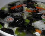 魚板紫菜蛋花麵線【澎湖野生水產】的食譜步驟2照片