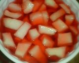 A picture of step 3 of My strawberry an sweet Mellon.