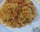A picture of step 8 of Gur walay rice.