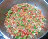 A picture of step 4 of Paneer Bhurji.
