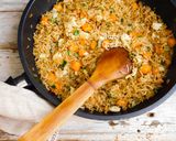 A picture of step 9 of Fried Rice.