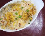 A picture of step 6 of Chinese Prawns Fried Rice.