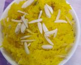 केसरिया मीठे चावल (Kesaria meethe chawal recipe in Hindi) रेसिपी चरण 5 फोटो