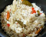 Foto langkah ke 4 dari resep Nasi Liwet rice cooker.