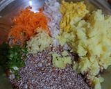 A picture of step 2 of Sprout Ragi cutlets.