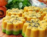 Foto langkah ke 5 dari resep Bolu Kukus Sayur (Bayam Wortel).