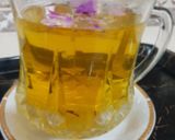 عکس مرحله 1 از دستور چای سبز همراه گل سرخ...(شای اخضر)🌺