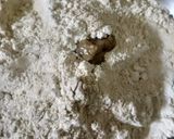 A picture of step 1 of Masala Namakpara and chocolate and custard flavoured Shakkarpara.