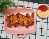 Hình bước làm 2 của món Cánh gà nướng vừng