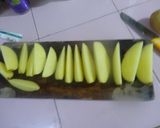 Foto langkah ke 2 dari resep #8 Fried Potato Wedges #seninsemangat.