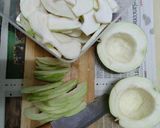 Gambar langkah 1 resipi Jeruk Jambu Asam Kulit Limau.