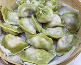 A picture of step 4 of Vegetarian Dumplings.