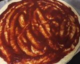 Foto del paso 2 de la receta Pizza “Serranita” con jamón serrano, mozzarella y tomate seco