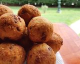 Foto del paso 3 de la receta: Albóndigas fritas de arroz y lentejas rellenas👌🏻🤤
