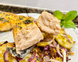 Foto del paso 11 de la receta: Salmón con patatas en freidora de aire