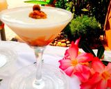 A picture of step 6 of Eggless Pineapple Crème Caramel Pudding.