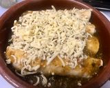 A picture of step 4 of Chicken Enchiladas with Green Sauce.