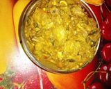 A picture of step 4 of Banana Flower mixed vegetables Curry.