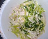 Foto langkah ke 4 dari resep Pepes tahu jamur tiram pedas poul.