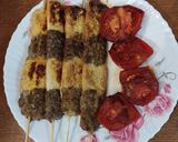 عکس مرحله 8 از دستور کباب نگینی تابه ای با سیخ چوبی