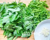 蒜拌空心菜的食譜步驟2照片