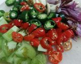 Foto langkah ke 2 dari resep Tumis Cumi Asin dari Surga.