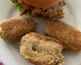Foto del paso 3 de la receta: Hamburguesa de pollo y croquetas de papa