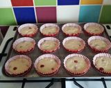 A picture of step 5 of Vickys Redcurrant Cupcakes, GF DF EF SF NF.