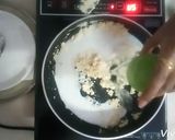 A picture of step 2 of Rasgulla stuffed semolina balls.