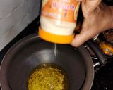 A picture of step 2 of Kadhi pakoda.
