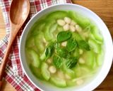 Hình bước làm 4 của món 🌱 Canh Bí Xanh Nấu Đậu Phộng