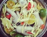 Hình bước làm 6 của món Chân gà ngâm sả tắc