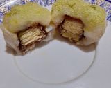 Foto langkah ke 6 dari resep Mochi isi wafer caramel (tanpa tepung ketan).
